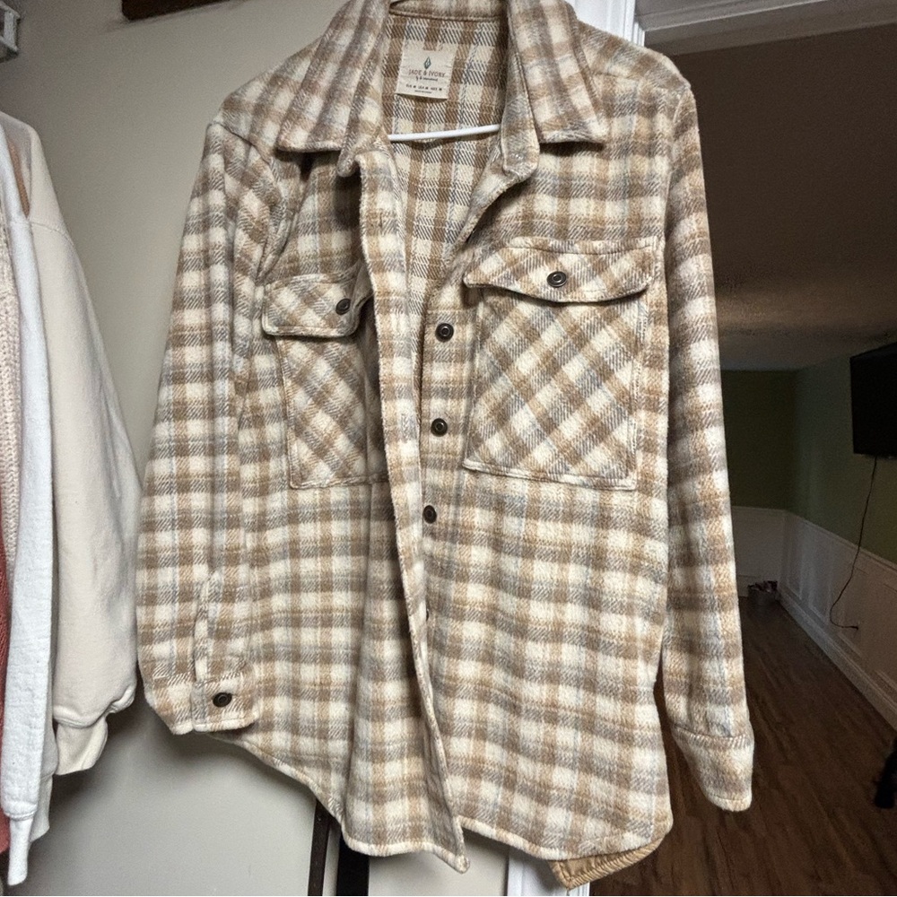 Plaid Tan Jacket
